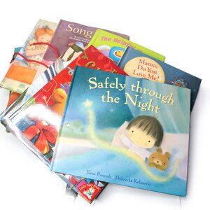 Lot Of 9-  Children's Picture Books Hardcover & Softcover Reading Bedtime
